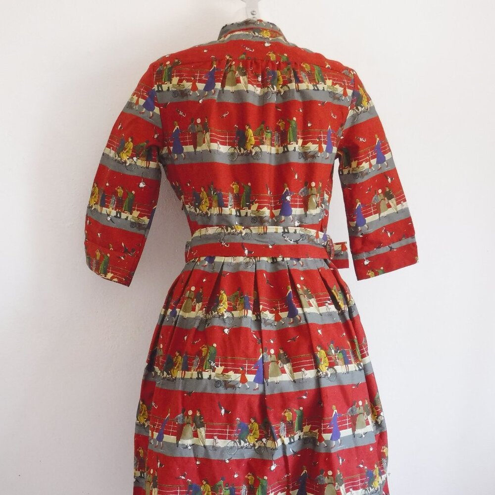 NWT Palava Red Cynthia Dress Size 8 - Picture 5 of 10